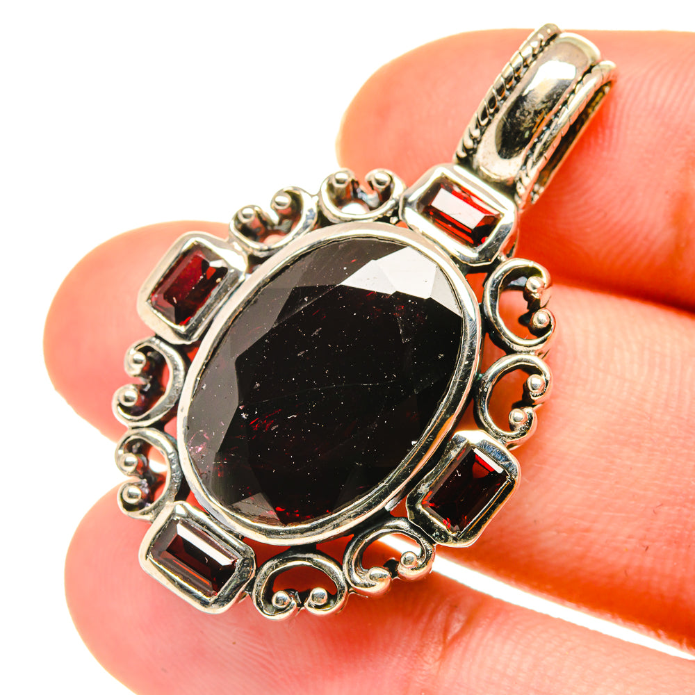 Garnet Pendants handcrafted by Anasilvercos - PD3667