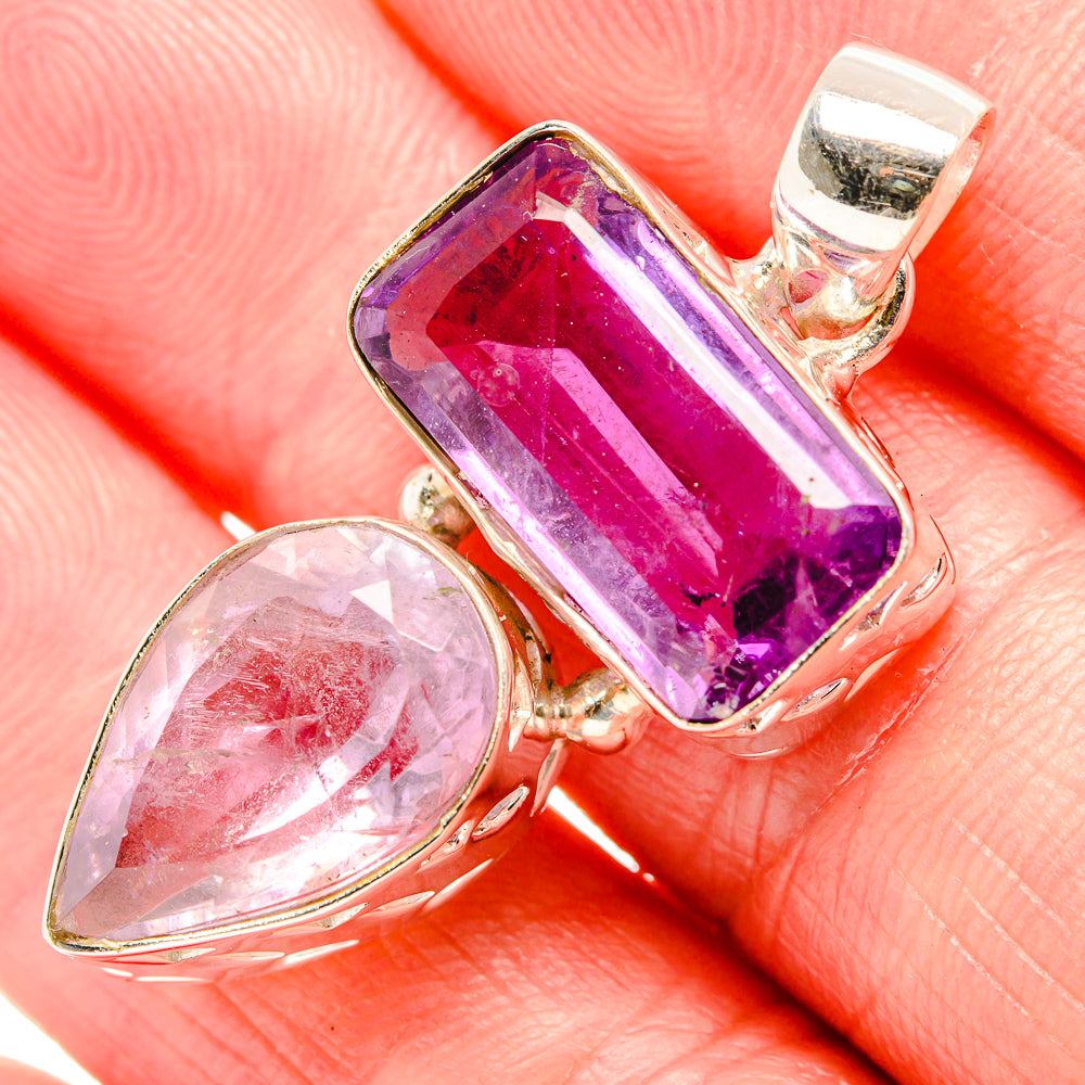 Amethyst Pendants handcrafted by Anasilvercos - PD36673
