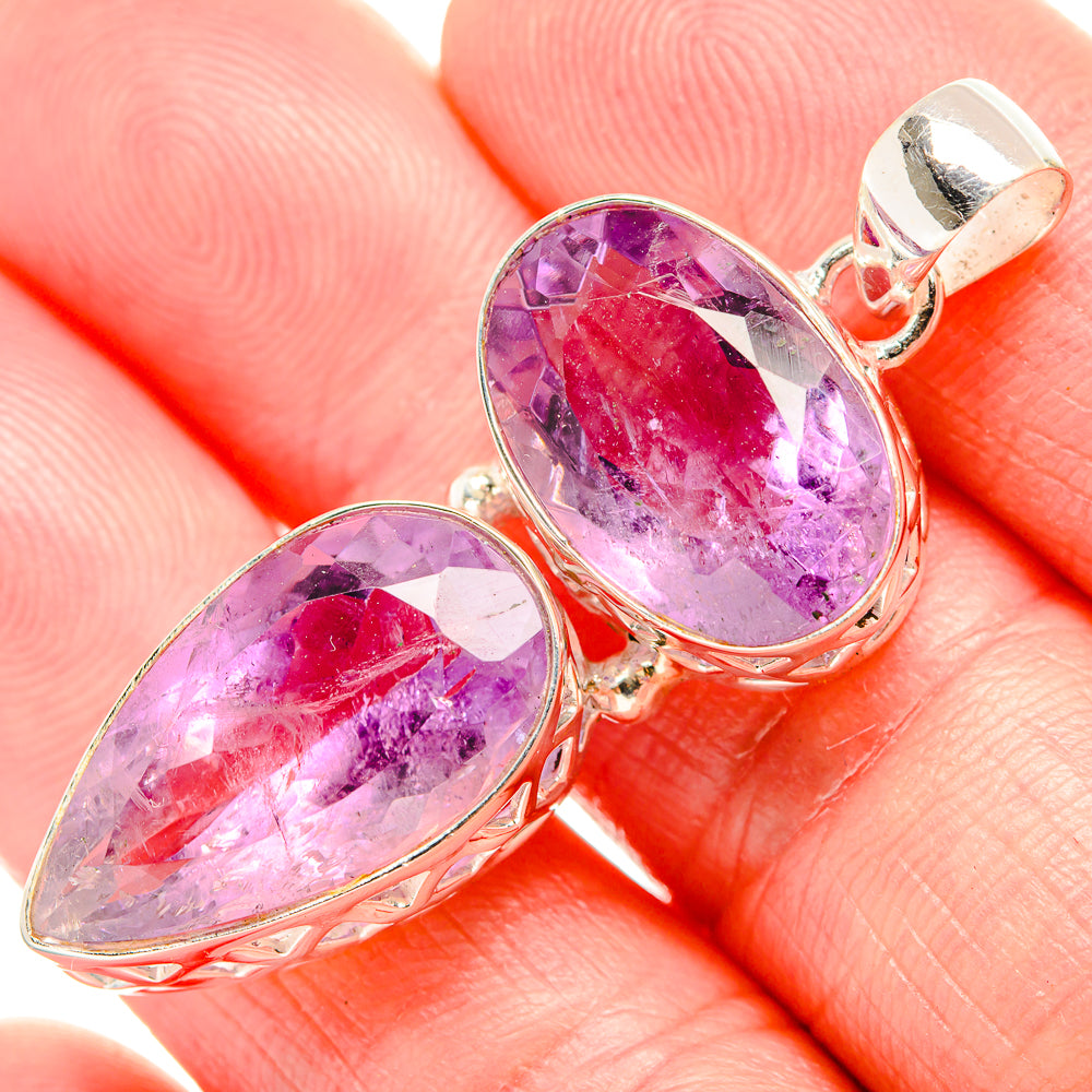 Amethyst Pendants handcrafted by Anasilvercos - PD36680