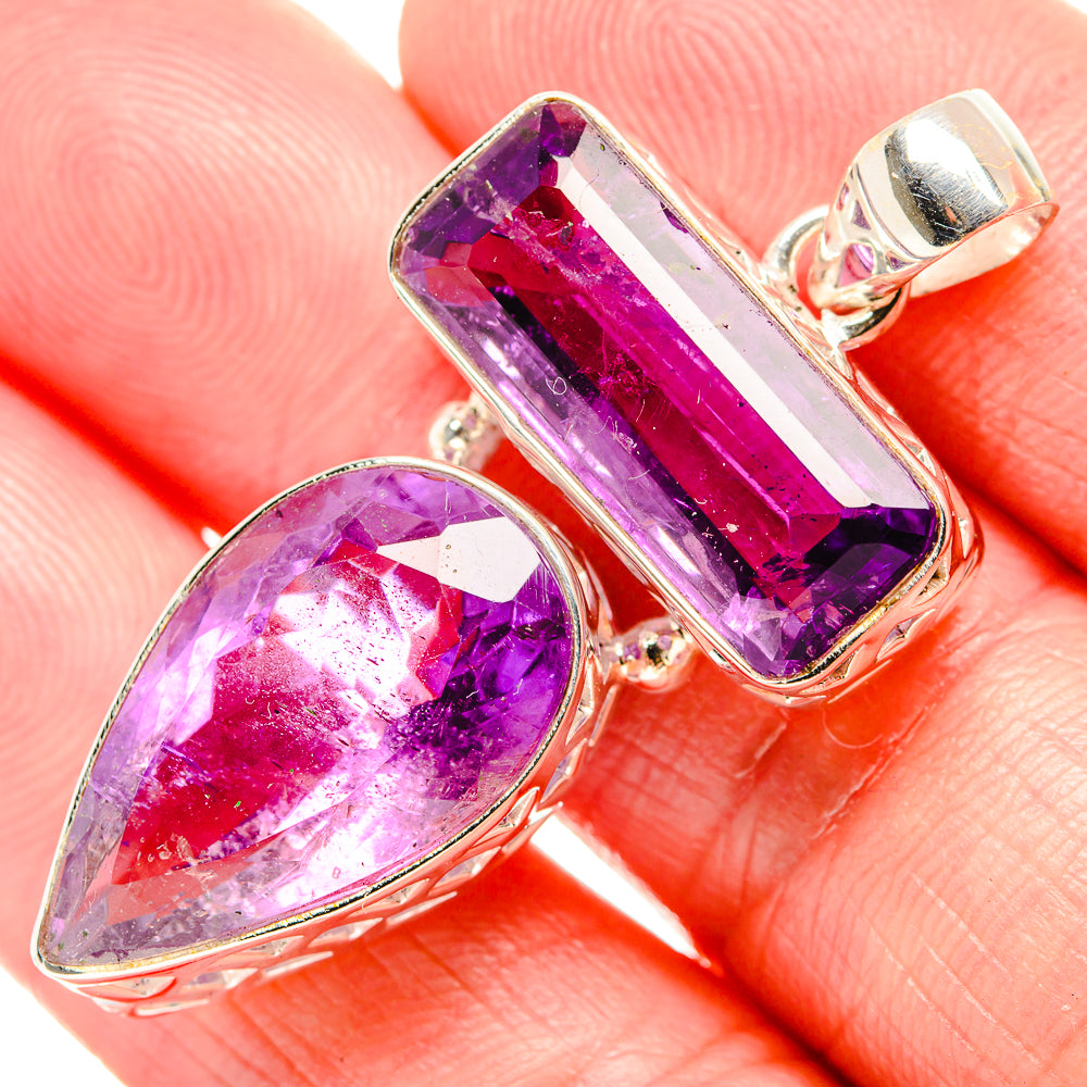 Amethyst Pendants handcrafted by Anasilvercos - PD36681