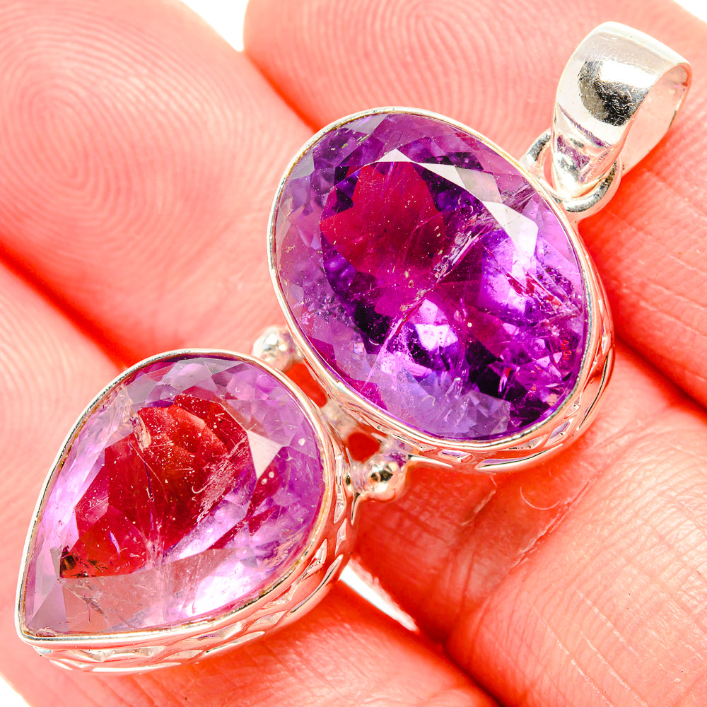 Amethyst Pendants handcrafted by Anasilvercos - PD36684