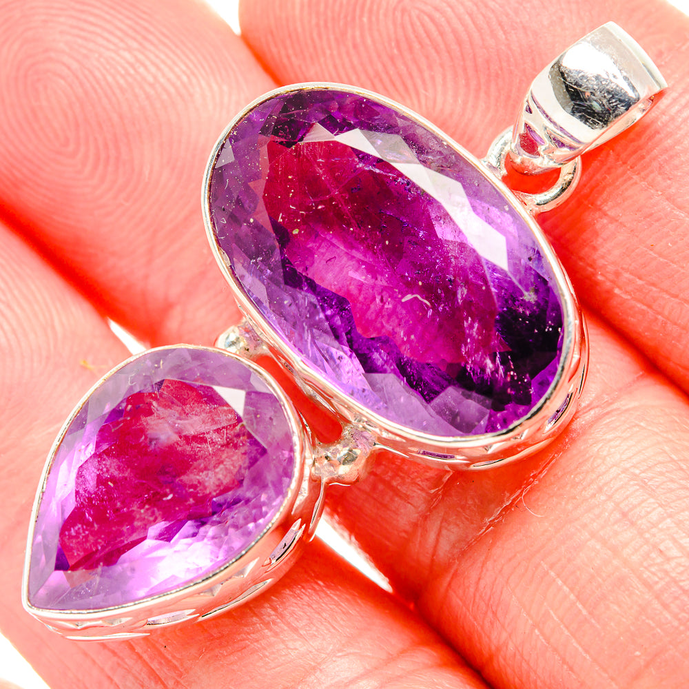 Amethyst Pendants handcrafted by Anasilvercos - PD36686