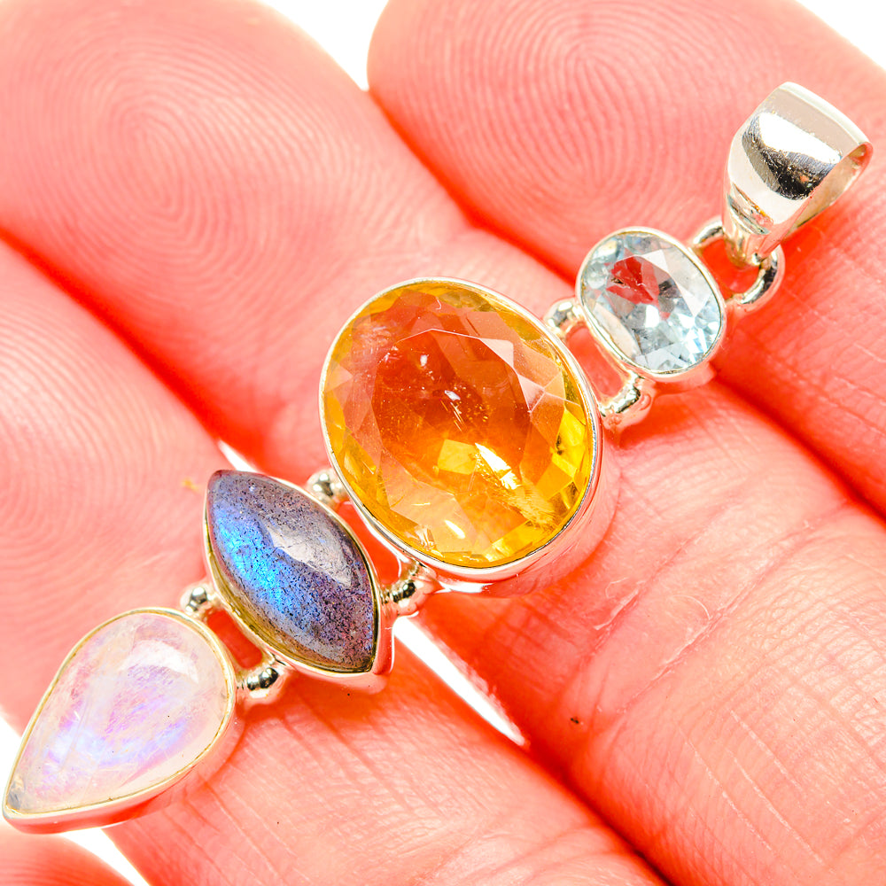 Citrine Pendants handcrafted by Anasilvercos - PD36693