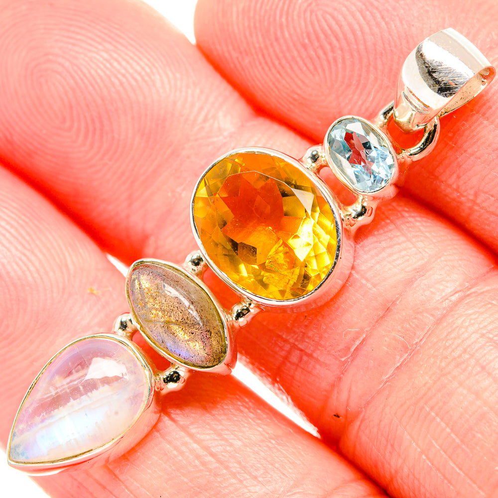 Citrine Pendants handcrafted by Anasilvercos - PD36694