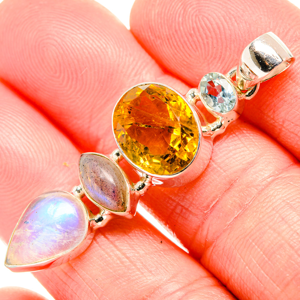 Citrine Pendants handcrafted by Anasilvercos - PD36697