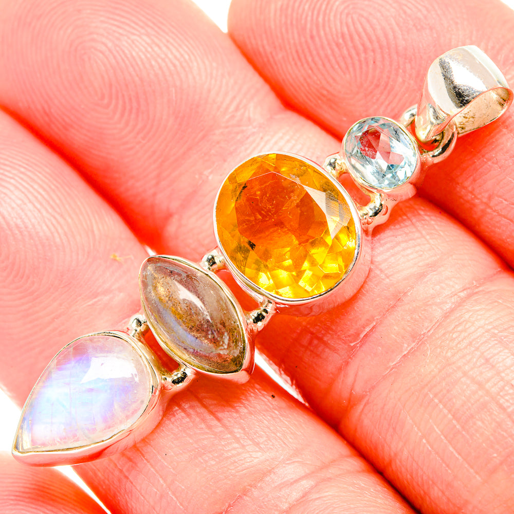 Citrine Pendants handcrafted by Anasilvercos - PD36698