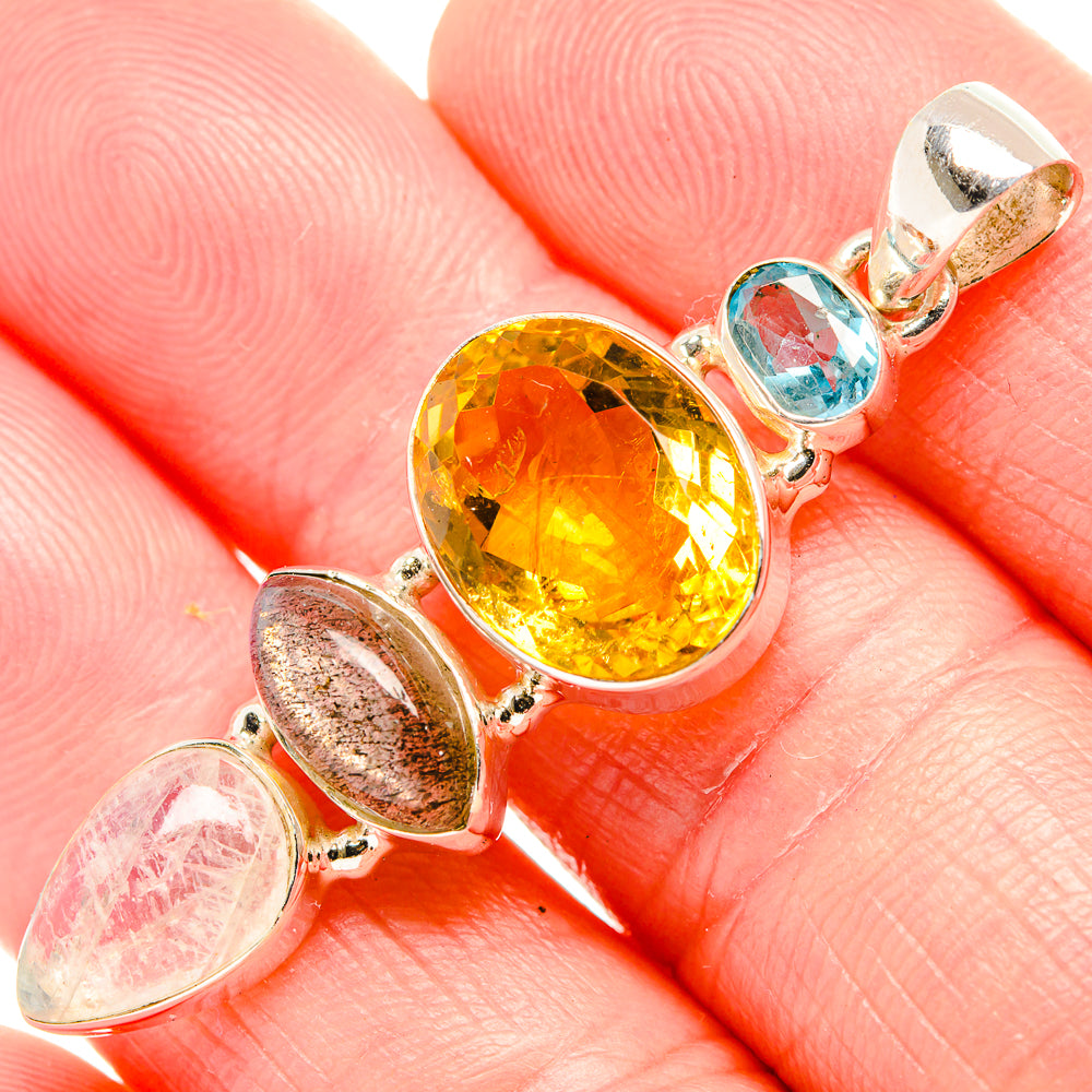Citrine Pendants handcrafted by Anasilvercos - PD36699