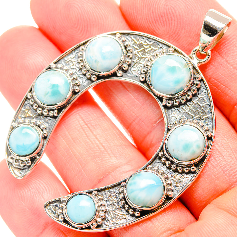 Larimar Pendants handcrafted by Anasilvercos - PD36704