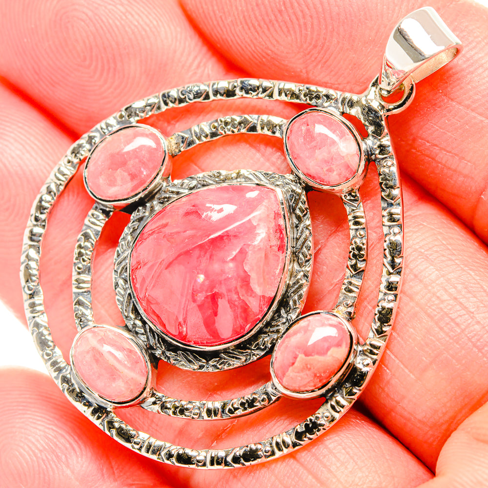 Rhodochrosite Pendants handcrafted by Anasilvercos - PD36707