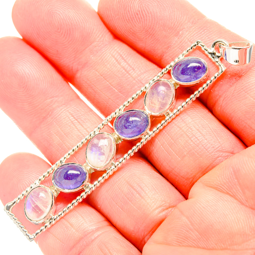 Tanzanite Pendants handcrafted by Anasilvercos - PD36721