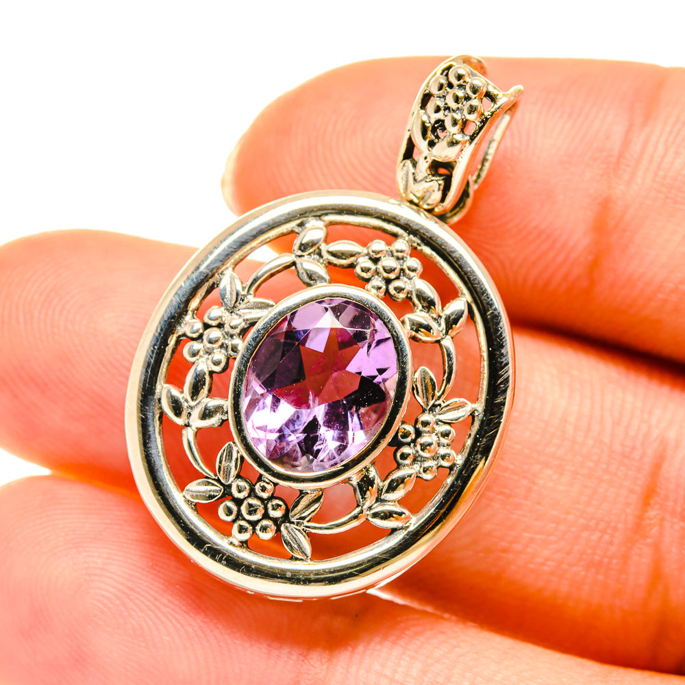 Amethyst Pendants handcrafted by Anasilvercos - PD3704