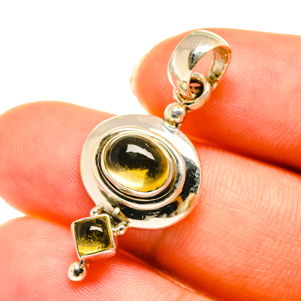 Citrine Pendants handcrafted by Anasilvercos - PD3766