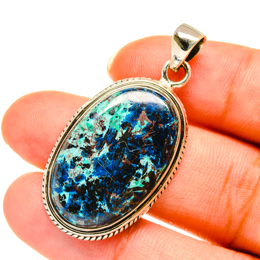 Shattuckite Pendants handcrafted by Anasilvercos - PD3771