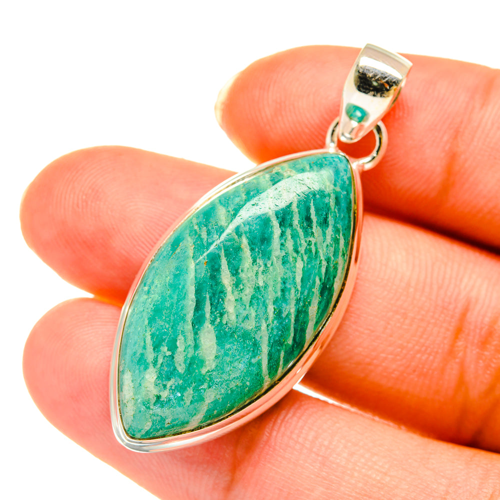 Amazonite Pendants handcrafted by Anasilvercos - PD3798