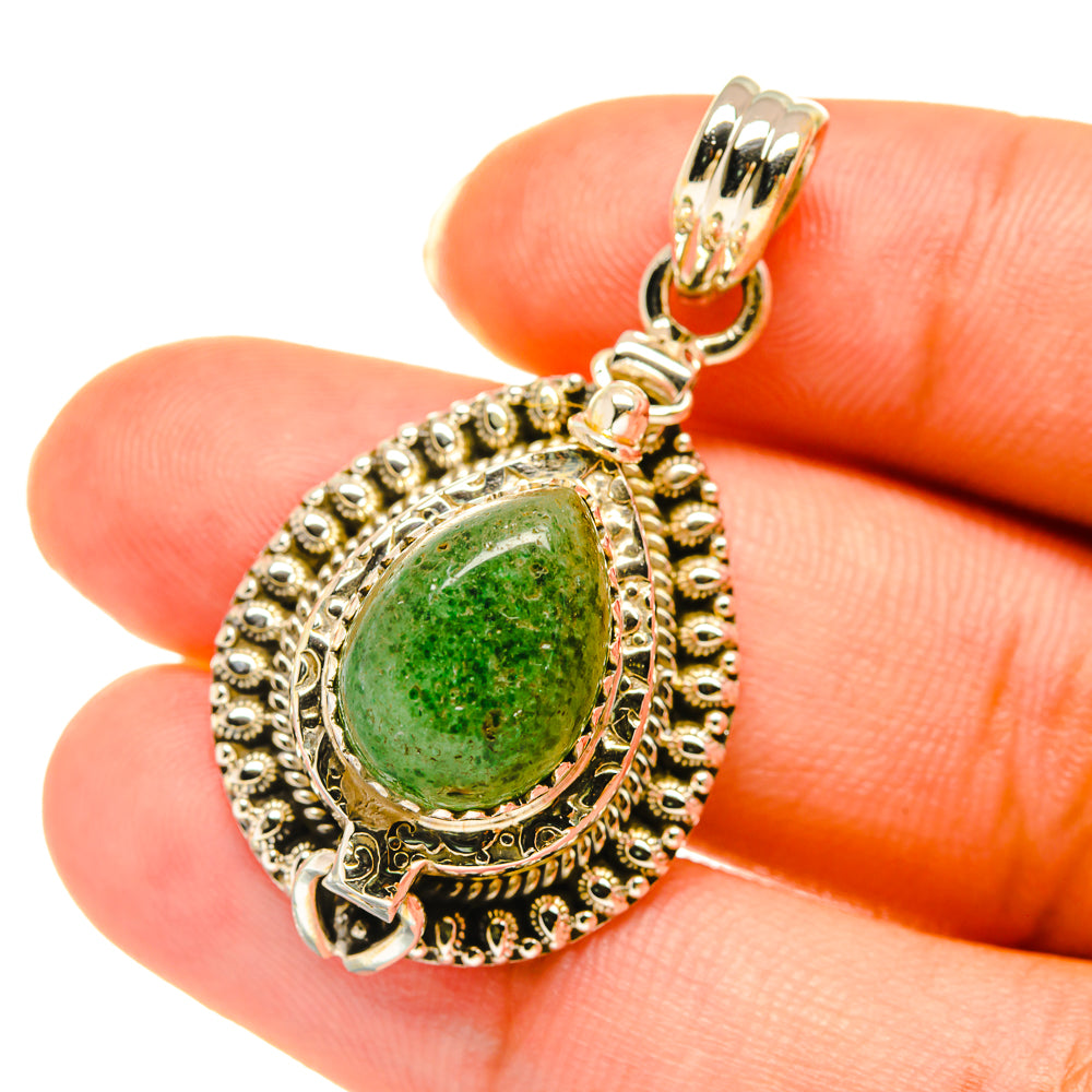 Green Aventurine Pendants handcrafted by Anasilvercos - PD3811