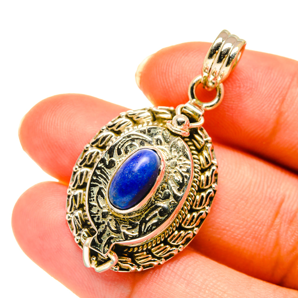 Lapis Lazuli Pendants handcrafted by Anasilvercos - PD3818