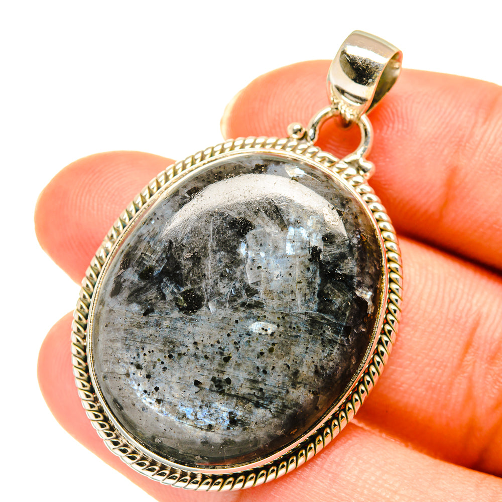 Gabbro Stone Pendants handcrafted by Anasilvercos - PD3829