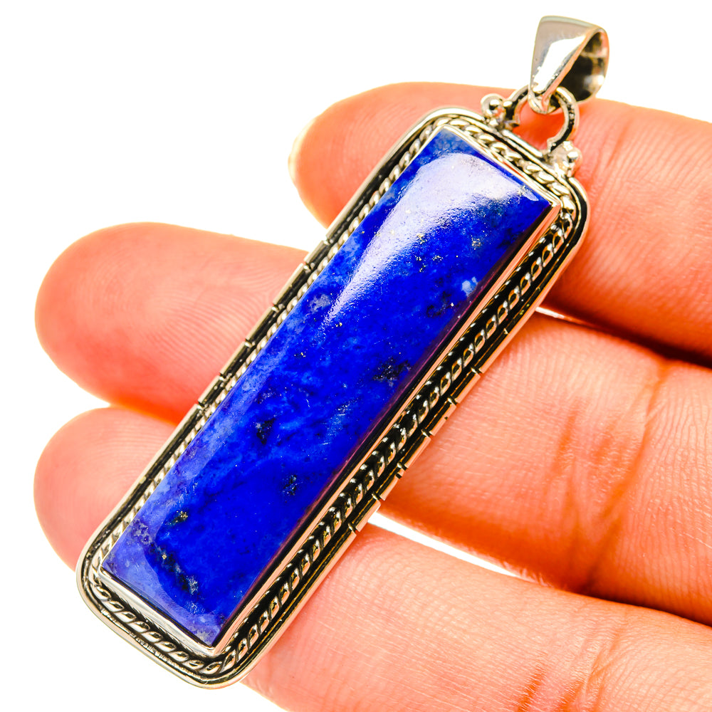 Lapis Lazuli Pendants handcrafted by Anasilvercos - PD3849