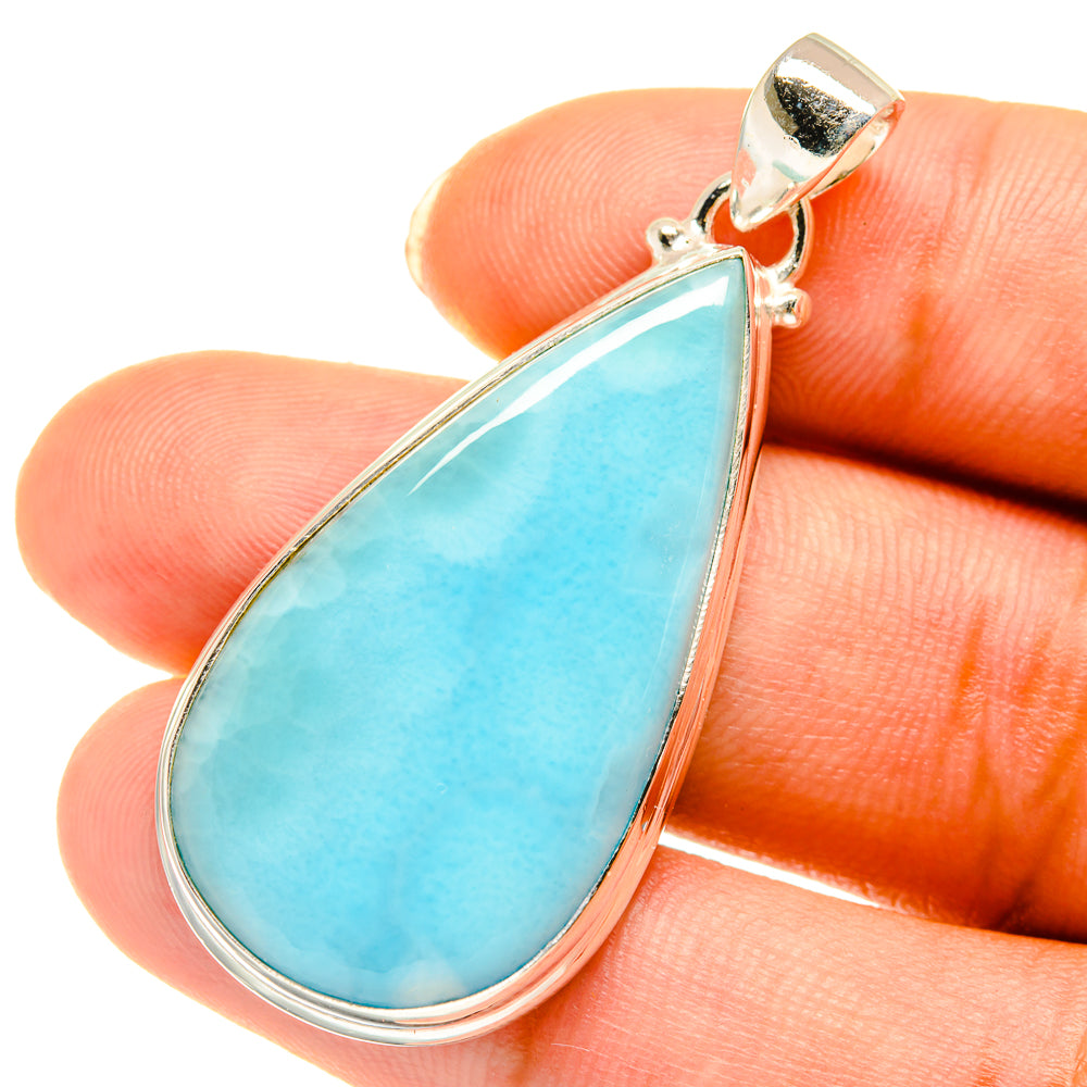 Larimar Pendants handcrafted by Anasilvercos - PD3850