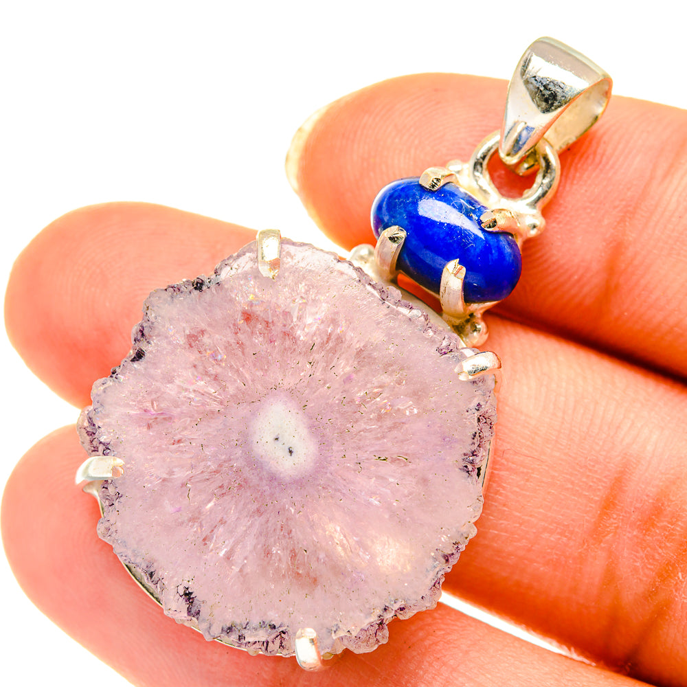 Amethyst Stalactite Pendants handcrafted by Anasilvercos - PD3863