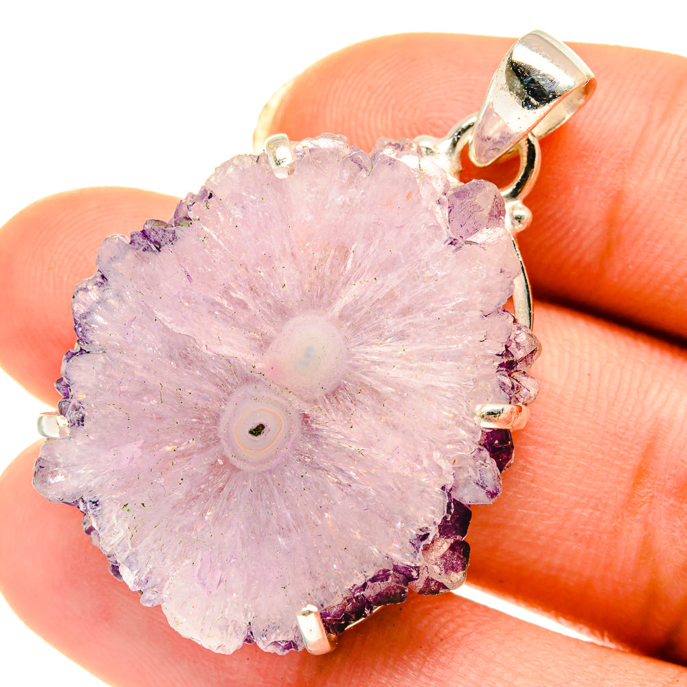 Amethyst Stalactite Pendants handcrafted by Anasilvercos - PD3866