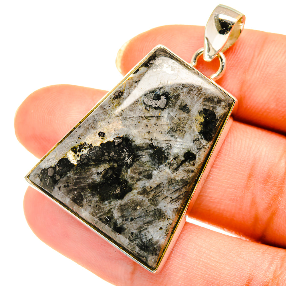 Gabbro Stone Pendants handcrafted by Anasilvercos - PD3870