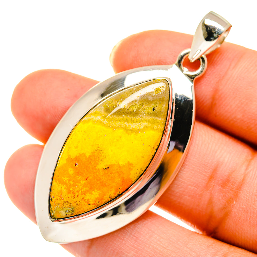 Rutilated Quartz Pendants handcrafted by Anasilvercos - PD3885