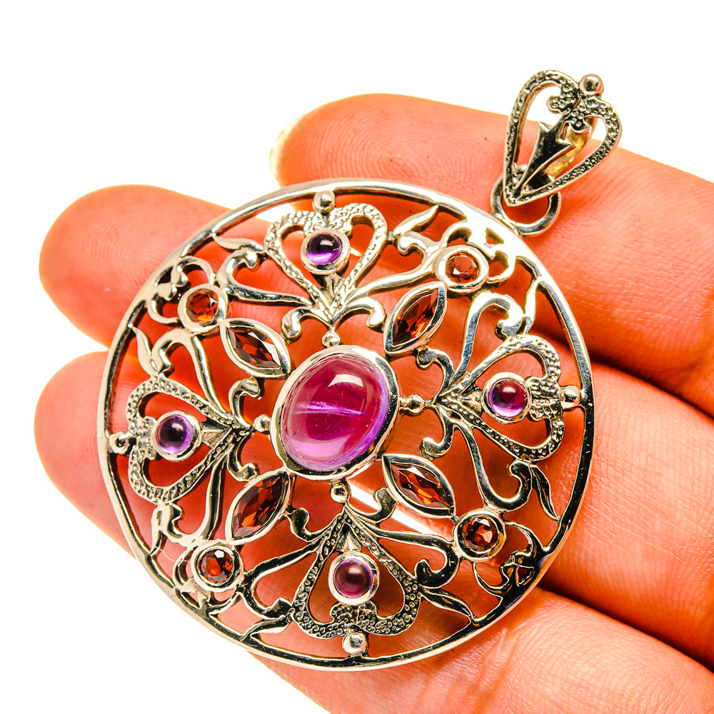 Amethyst Pendants handcrafted by Anasilvercos - PD3888