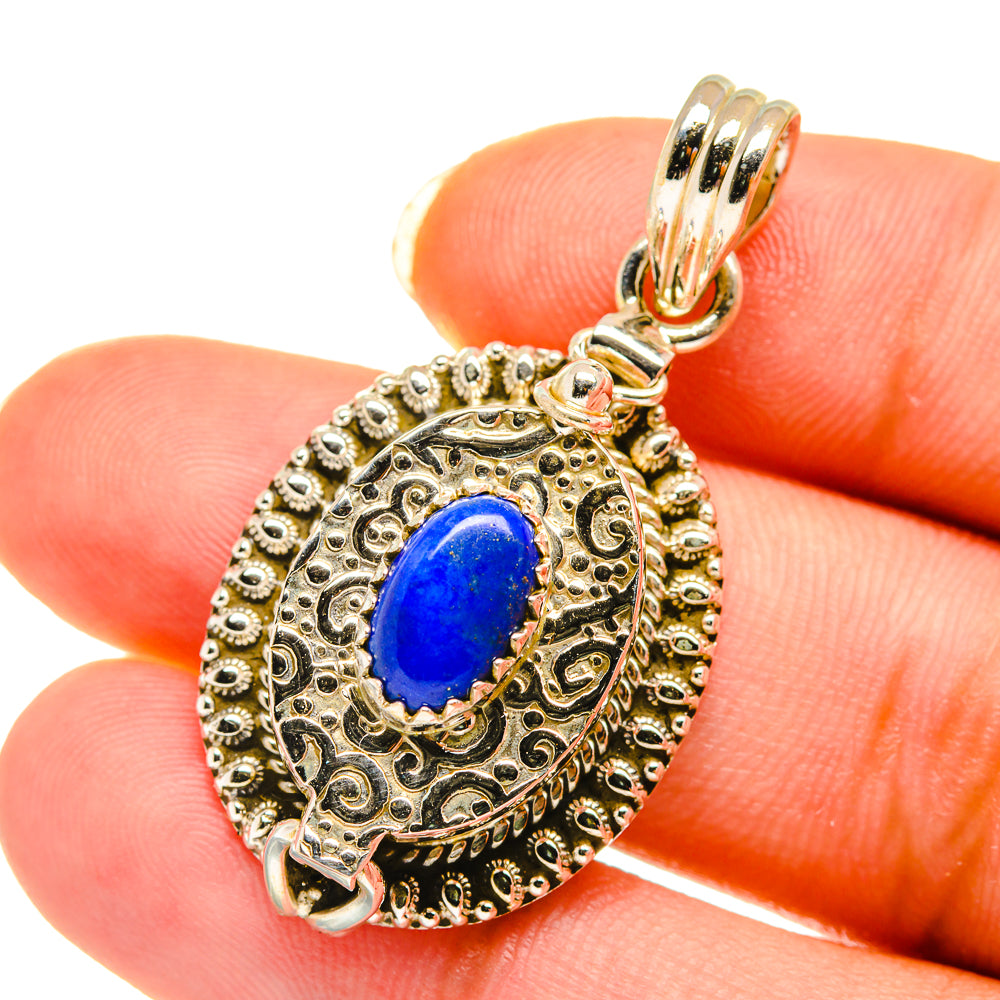 Lapis Lazuli Pendants handcrafted by Anasilvercos - PD3905