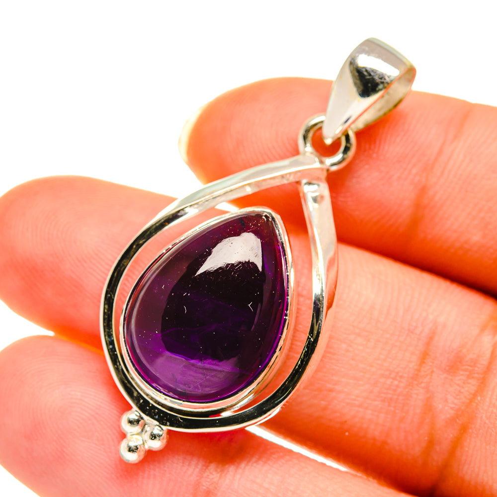 Amethyst Pendants handcrafted by Anasilvercos - PD3930