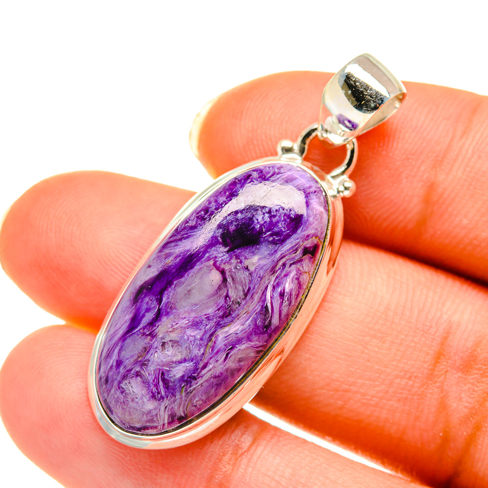 Charoite Pendants handcrafted by Anasilvercos - PD3941