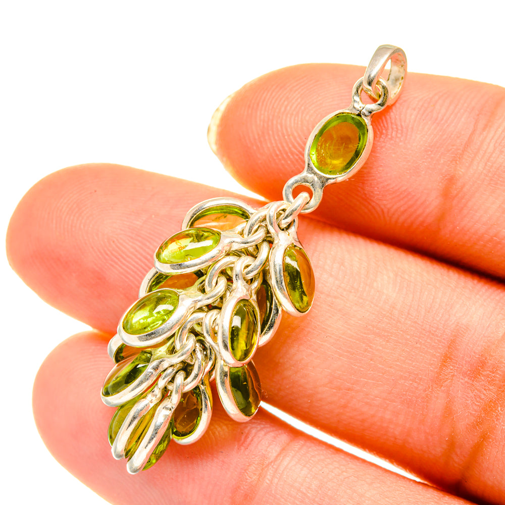 Peridot Pendants handcrafted by Anasilvercos - PD3962