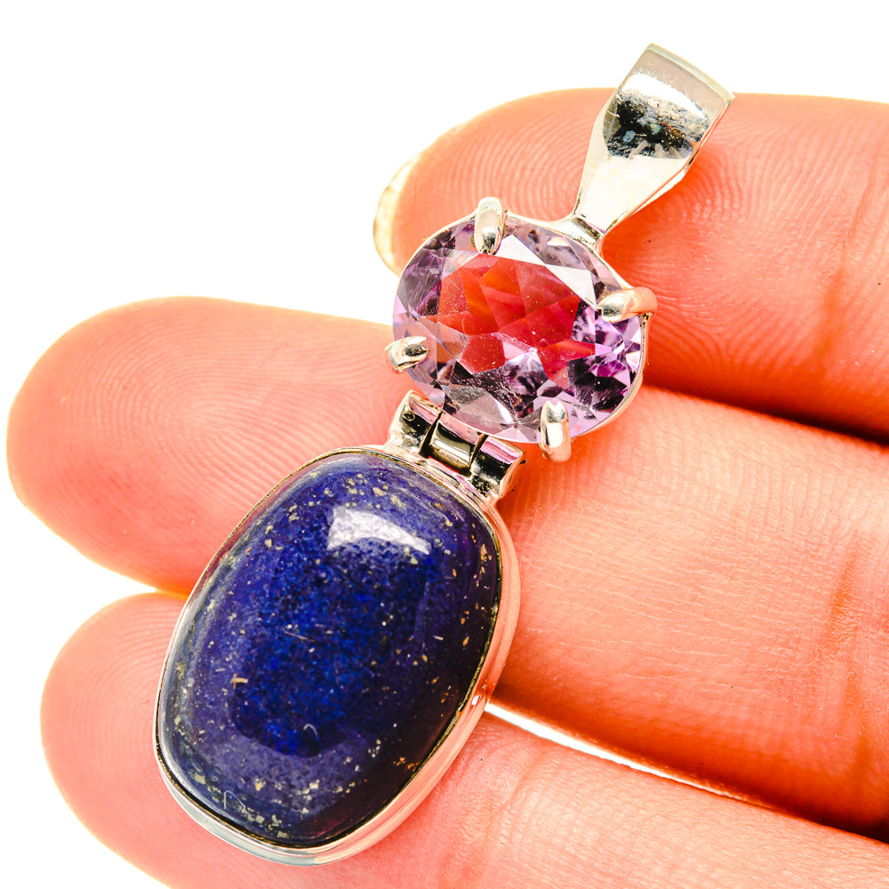 Lapis Lazuli Pendants handcrafted by Anasilvercos - PD3978