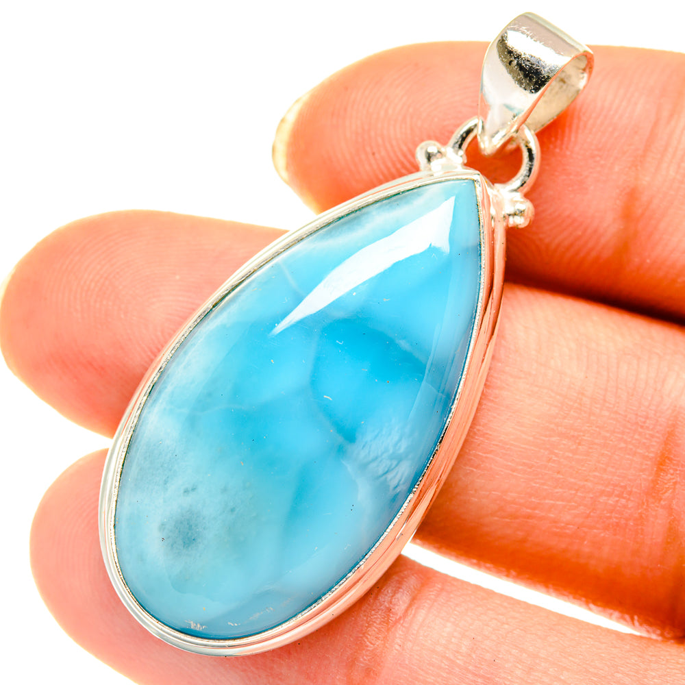 Larimar Pendants handcrafted by Anasilvercos - PD4000