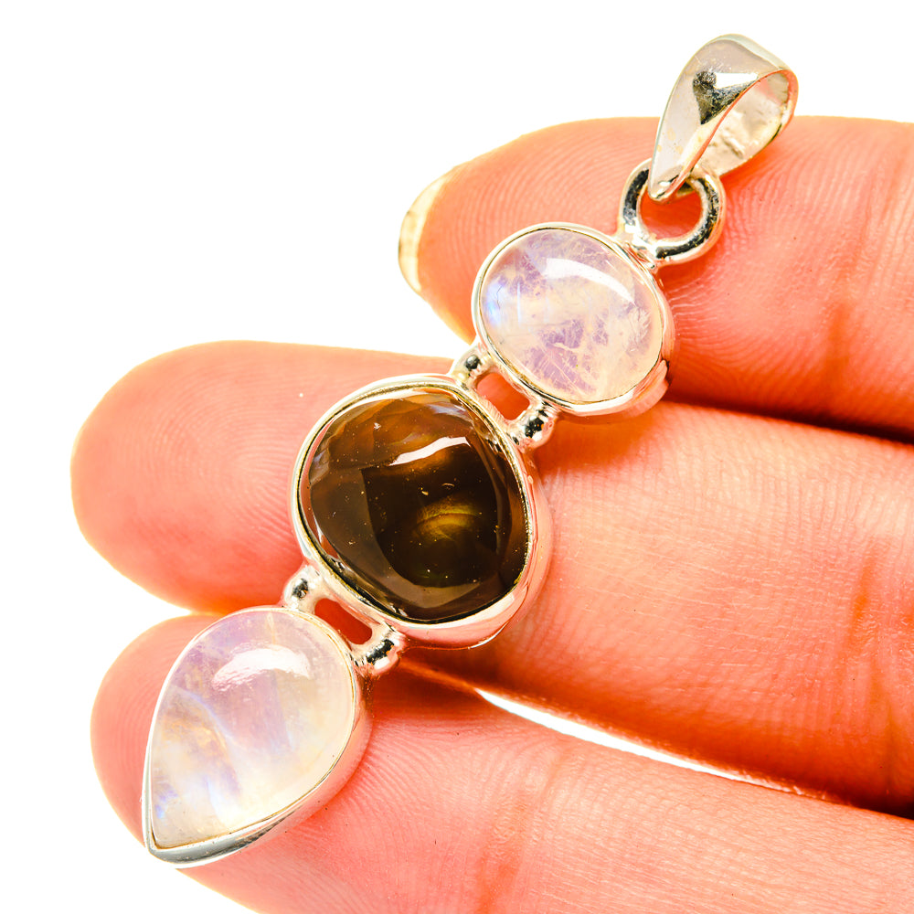 Mexican Fire Agate Pendants handcrafted by Anasilvercos - PD4021