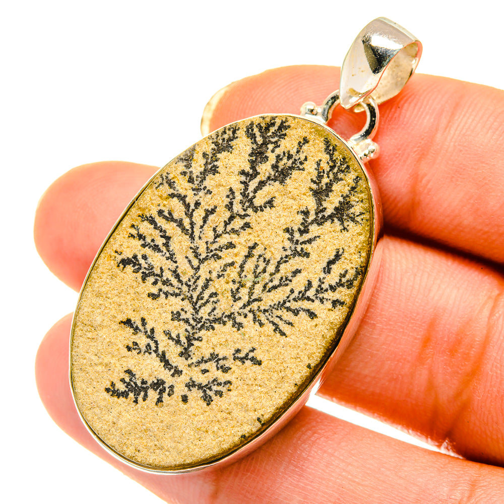 Germany Psilomelane Dendrite Pendants handcrafted by Anasilvercos - PD4030