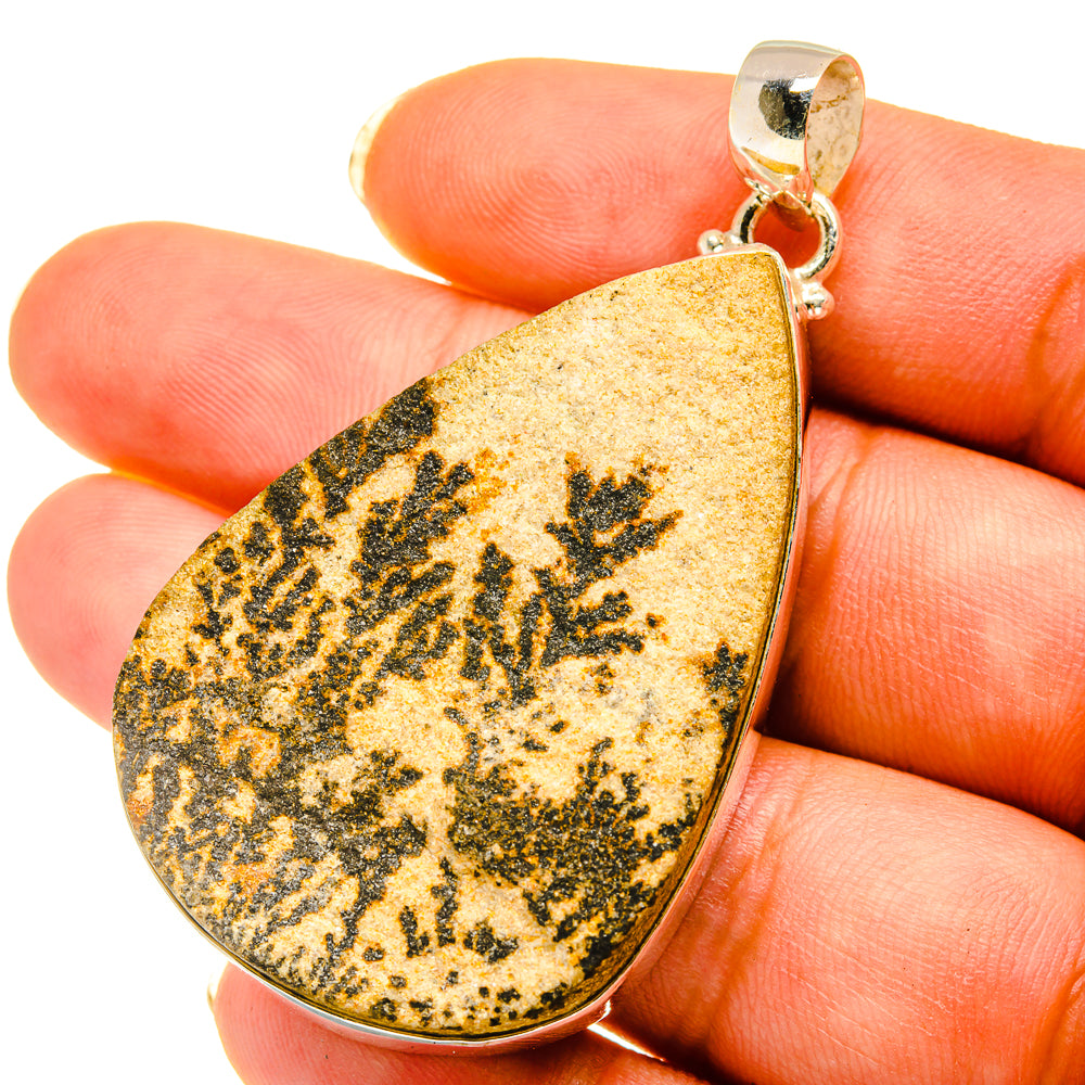 Germany Psilomelane Dendrite Pendants handcrafted by Anasilvercos - PD4031