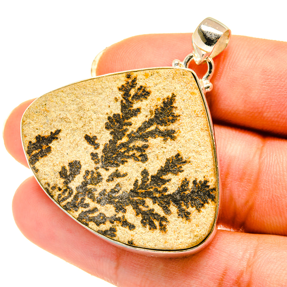Germany Psilomelane Dendrite Pendants handcrafted by Anasilvercos - PD4032