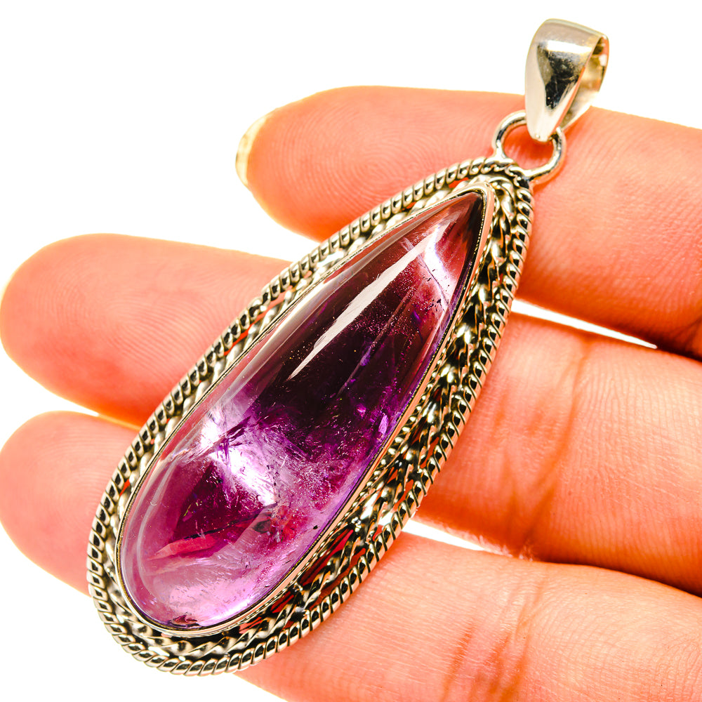 Amethyst Pendants handcrafted by Anasilvercos - PD4038