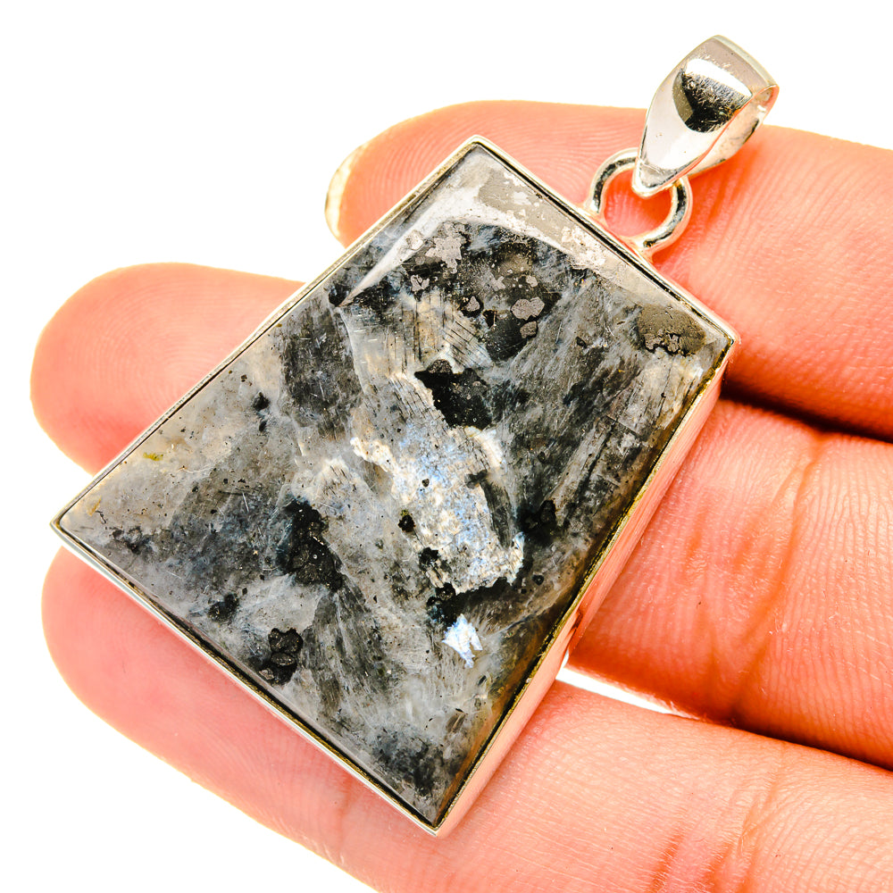 Gabbro Stone Pendants handcrafted by Anasilvercos - PD4045