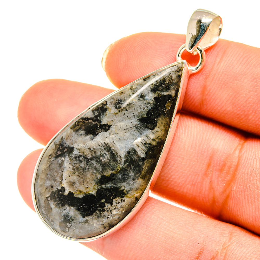 Gabbro Stone Pendants handcrafted by Anasilvercos - PD4048