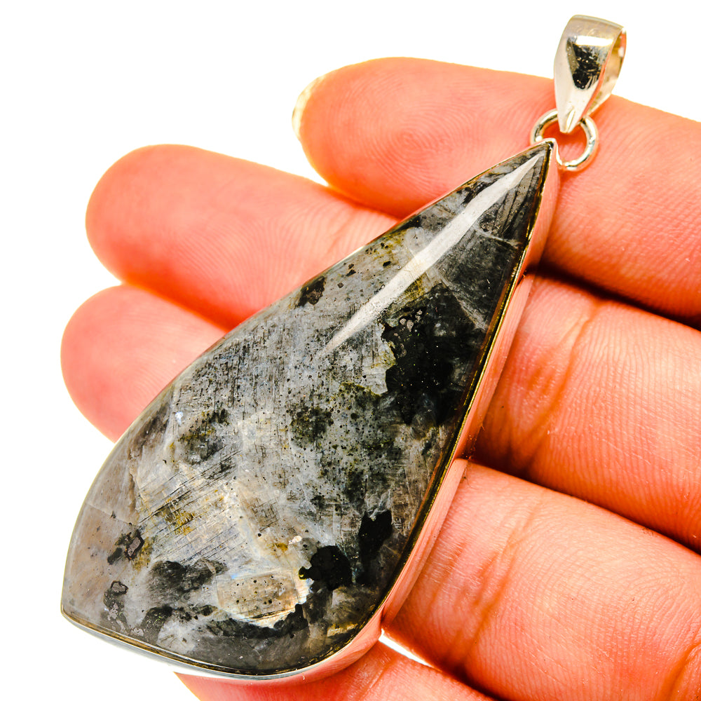 Gabbro Stone Pendants handcrafted by Anasilvercos - PD4052