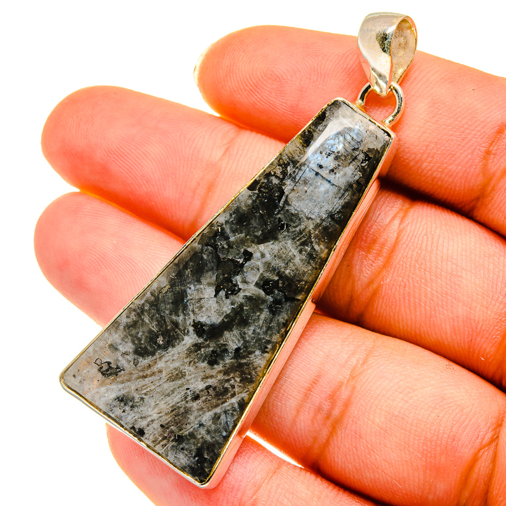 Gabbro Stone Pendants handcrafted by Anasilvercos - PD4053