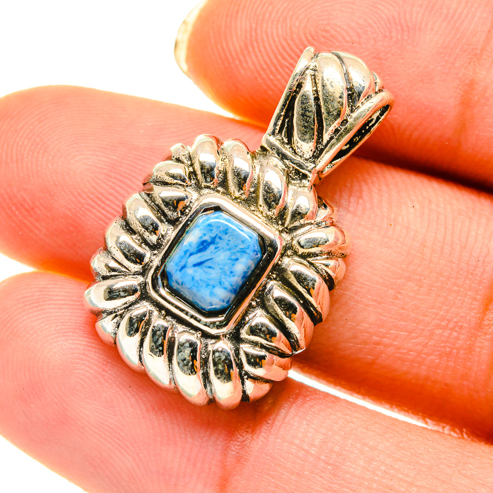 Larimar Pendants handcrafted by Anasilvercos - PD4076
