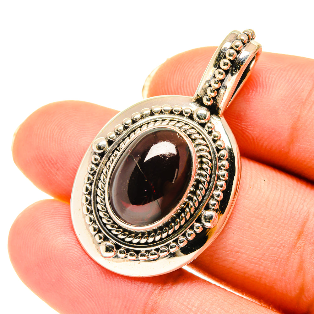 Garnet Pendants handcrafted by Anasilvercos - PD4078