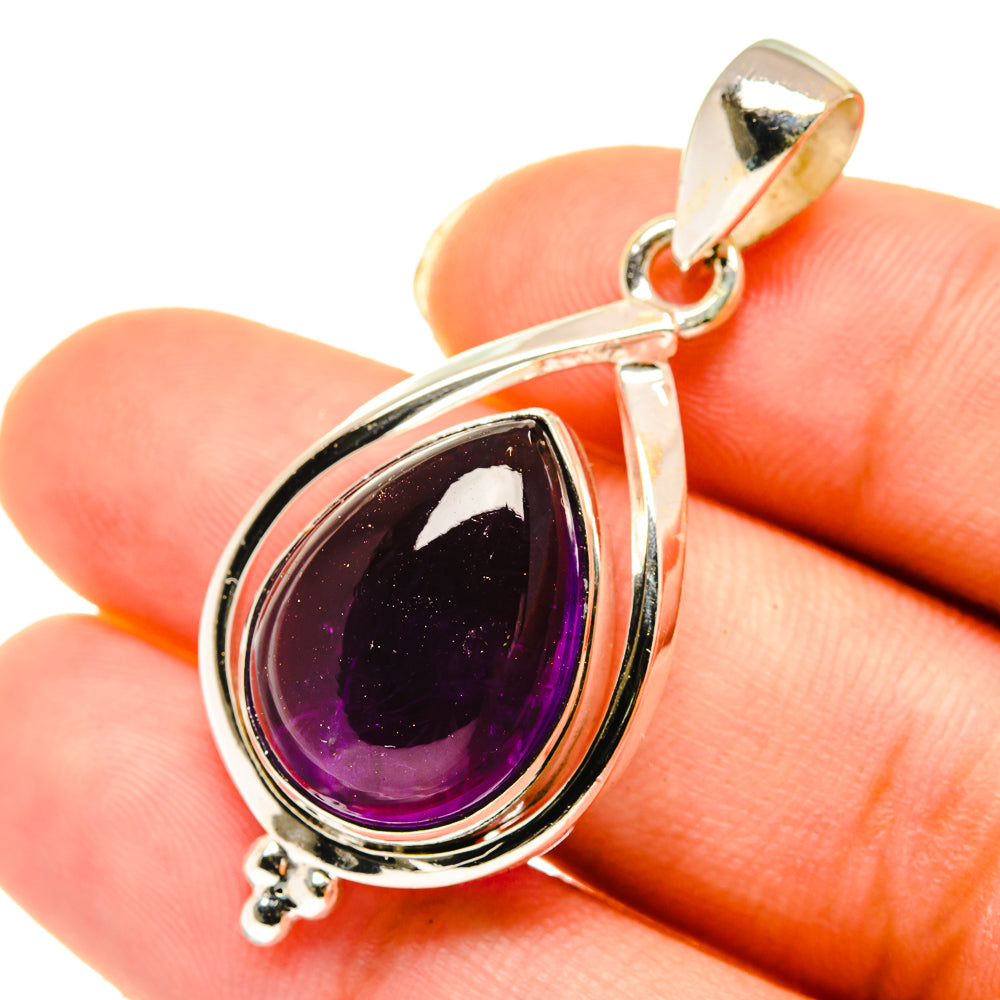 Amethyst Pendants handcrafted by Anasilvercos - PD4085
