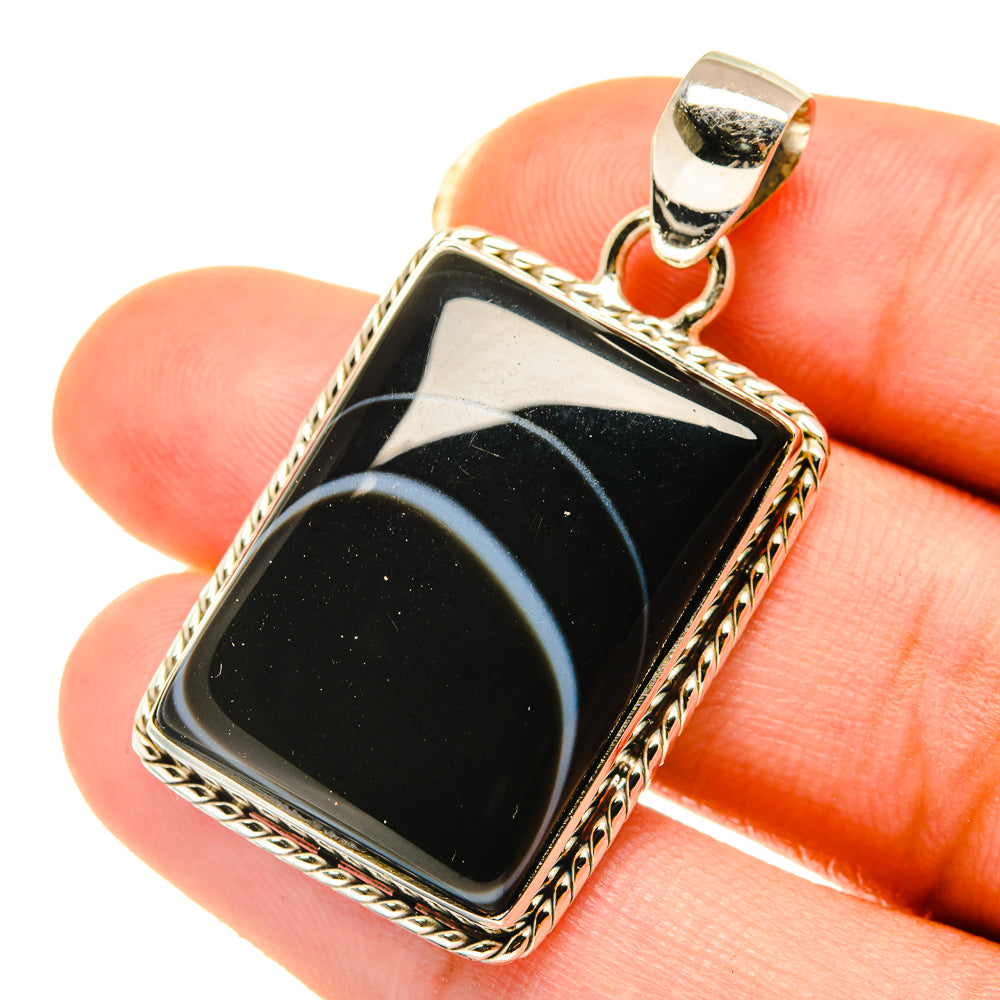 India Agate Pendants handcrafted by Anasilvercos - PD4099
