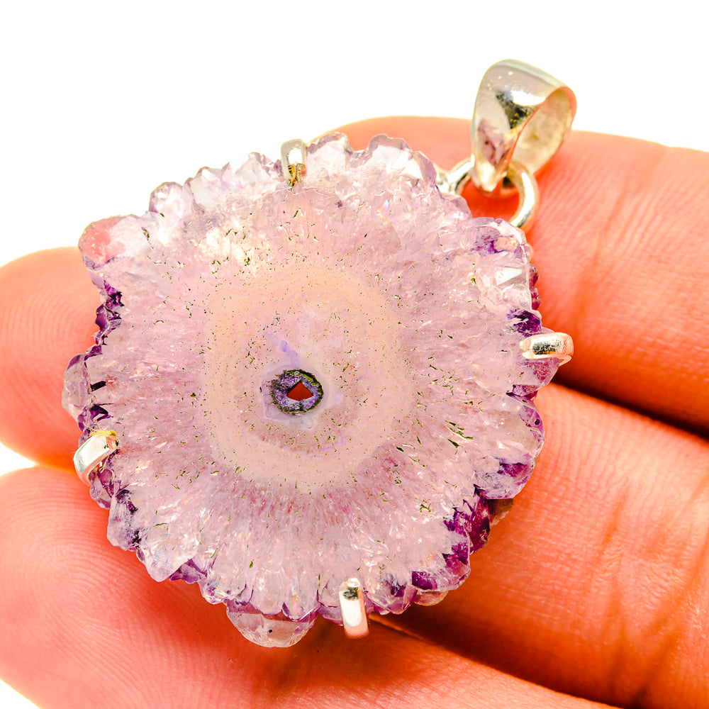 Amethyst Stalactite Pendants handcrafted by Anasilvercos - PD4109