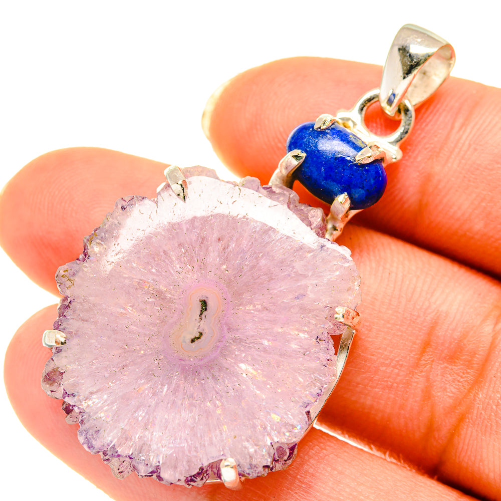 Amethyst Stalactite Pendants handcrafted by Anasilvercos - PD4111