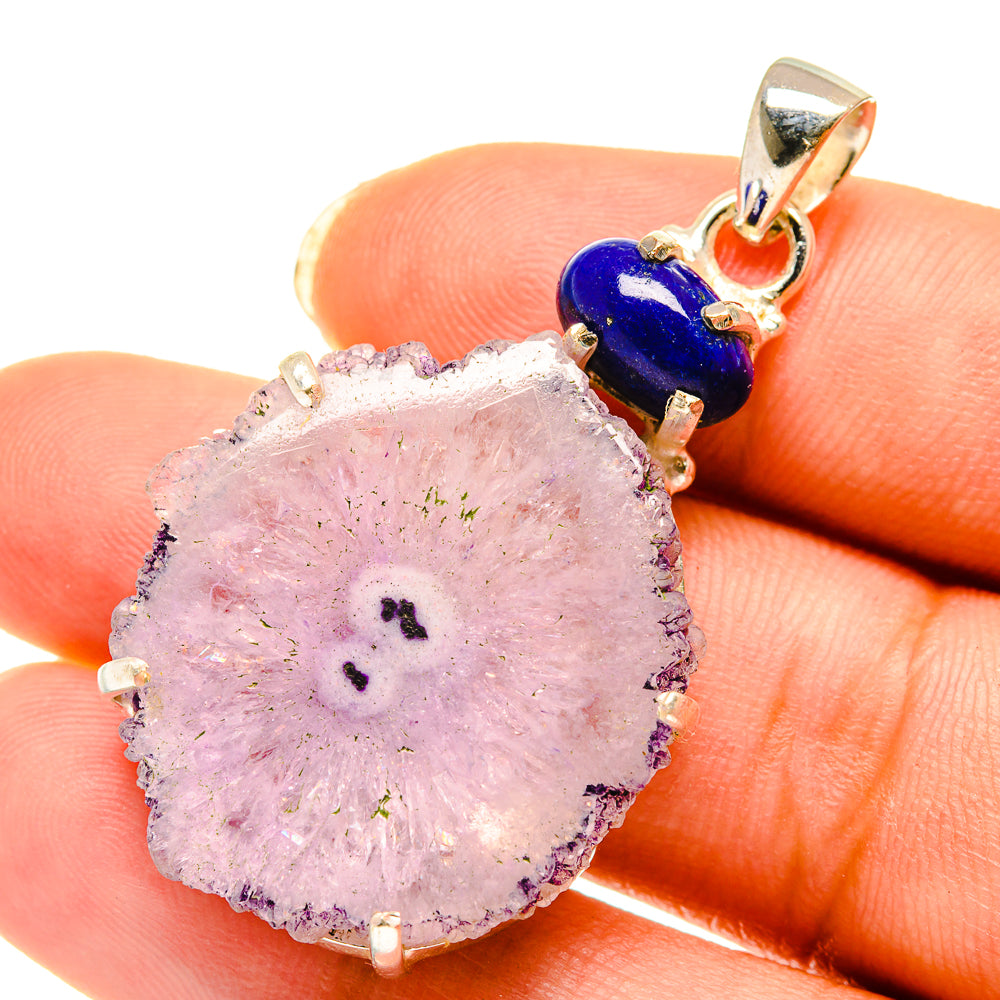 Amethyst Stalactite Pendants handcrafted by Anasilvercos - PD4112